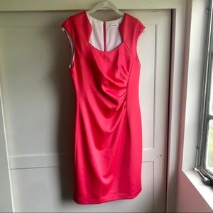 Calvin Klein Hot Pink Cocktail Dress